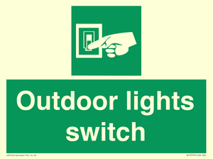 Outdoor lights switch